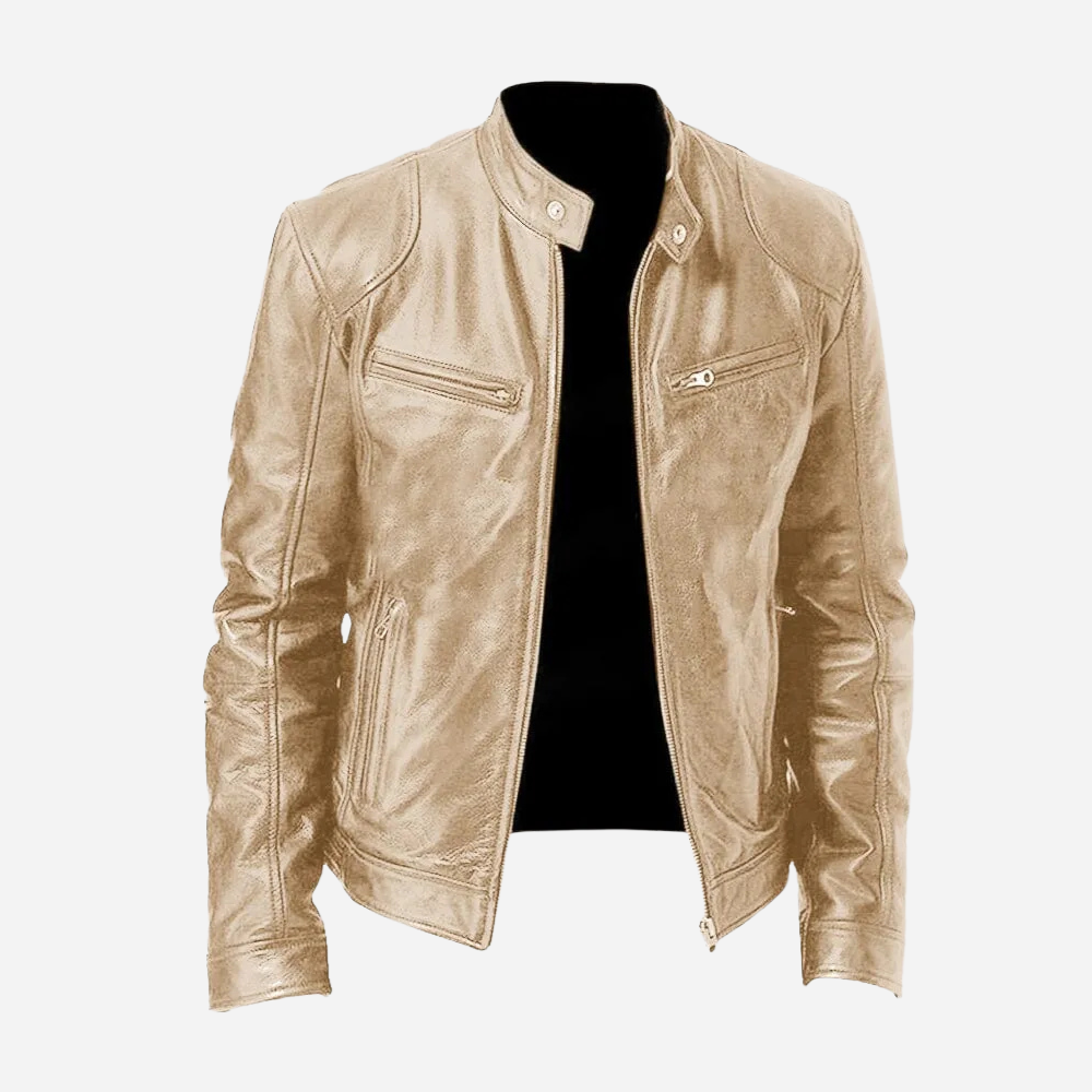 R&B | Stylische Moto-Lederjacke