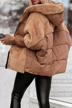 R&B | Luxuriöse Moderne Bomberjacke mit Kapuze