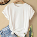 R&B | Damen Bequem T-Shirt Rundhals