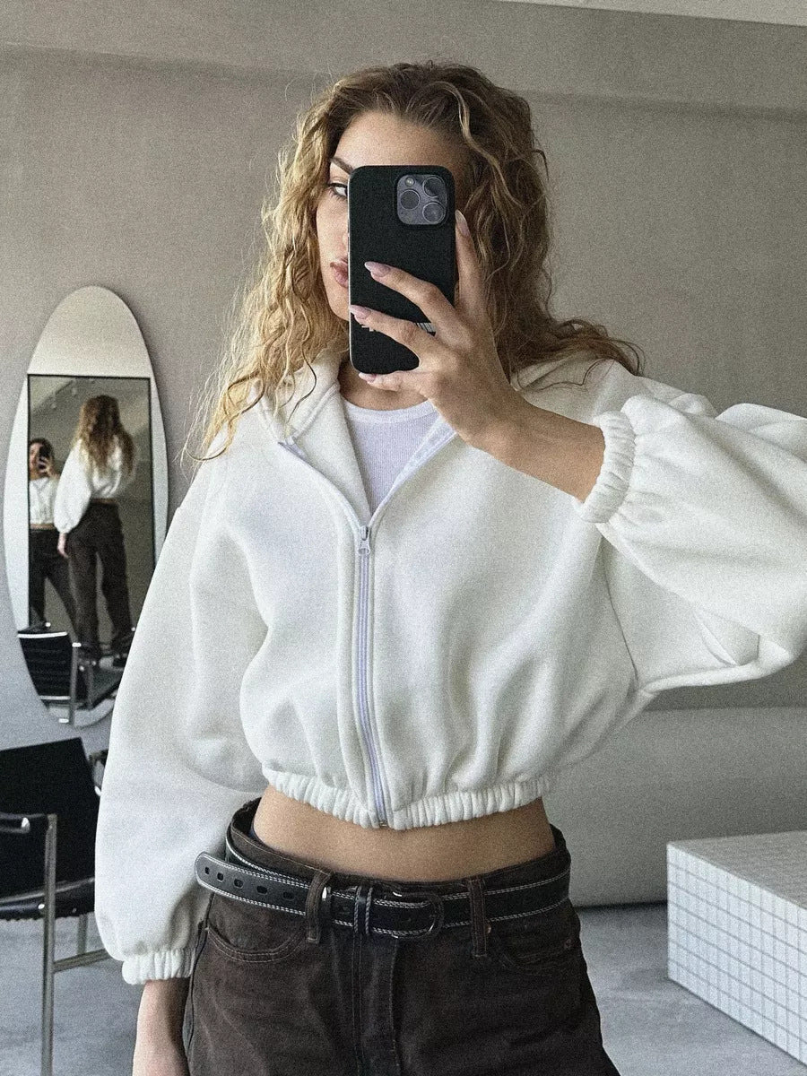 R&B | Lässig, Leicht, Kurze Sport Hoodie Jacke