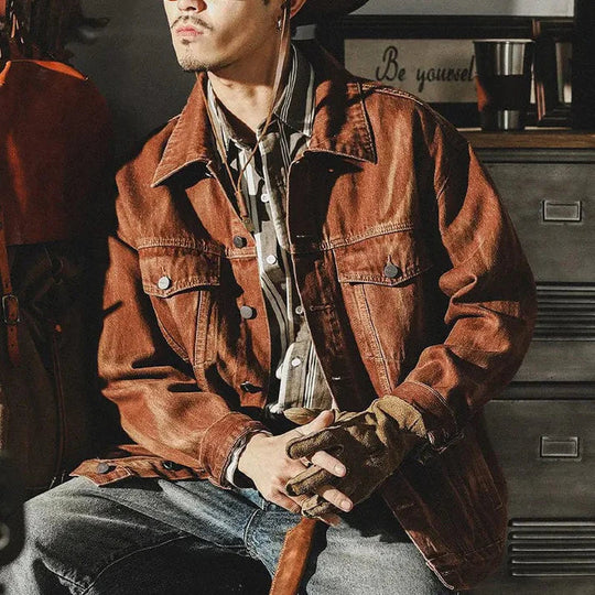 R&B | Retro Herrenjacke Westernstil