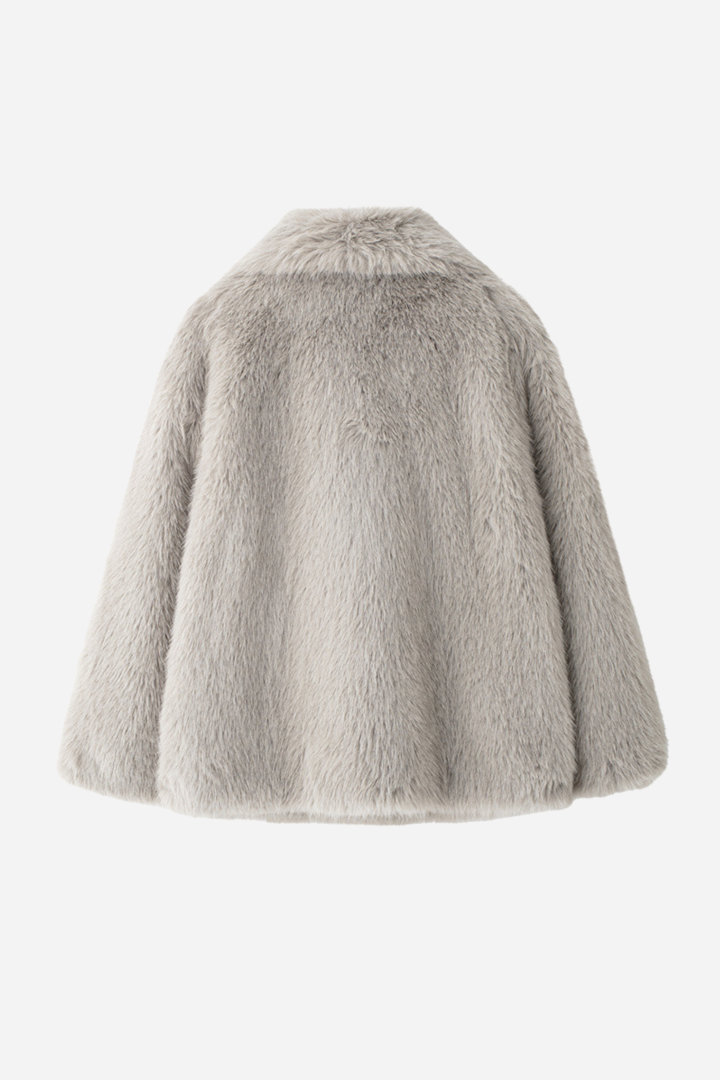 R&B | Faux-Fur-Schalkragenjacke