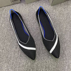 Damen Ballerinas mit modischem Bast-Detail