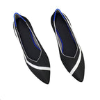 Damen Ballerinas mit modischem Bast-Detail