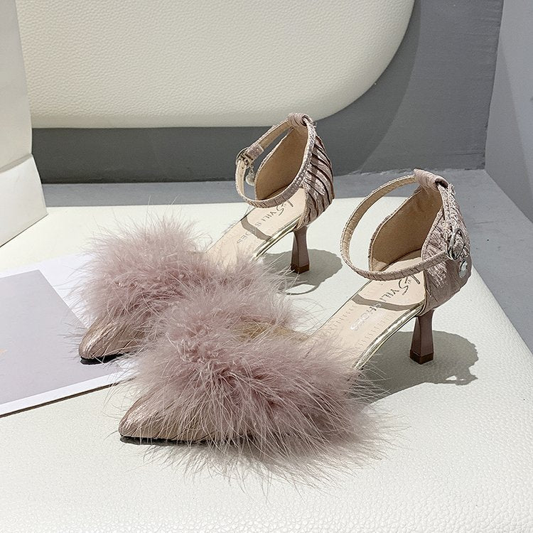 Damen elegante Slingback-Pumps mit feinem Federakzent R&B