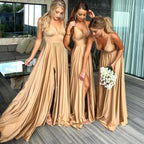 Elegantes Stil Strumpfhalter Brautjungfernkleid