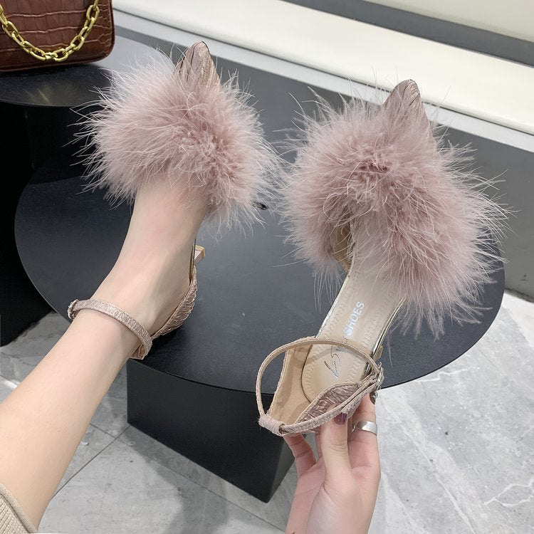Damen elegante Slingback-Pumps mit feinem Federakzent R&B