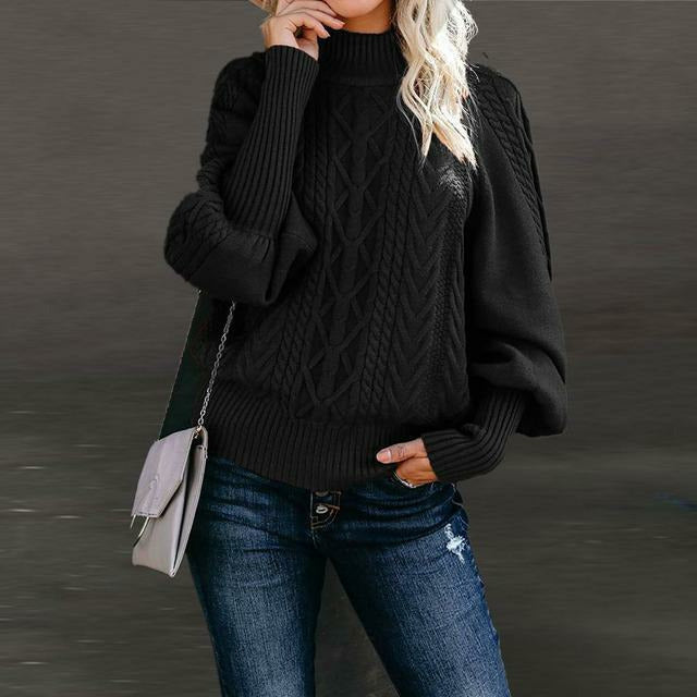R&B | Pullover - Frauen Herbst Kabelstrick Pullover