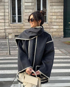 R&B | Hepburn-Stil Wollcape Mantel