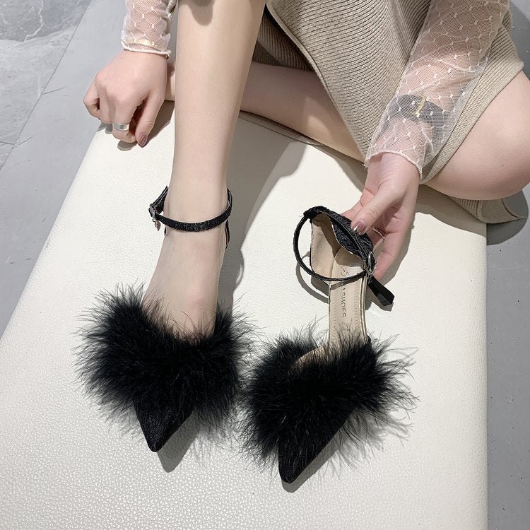 Damen elegante Slingback-Pumps mit feinem Federakzent R&B