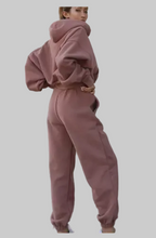 Damen entspannter Oversized Jogginganzug R&B