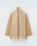 R&B | Hepburn-Stil Wollcape Mantel