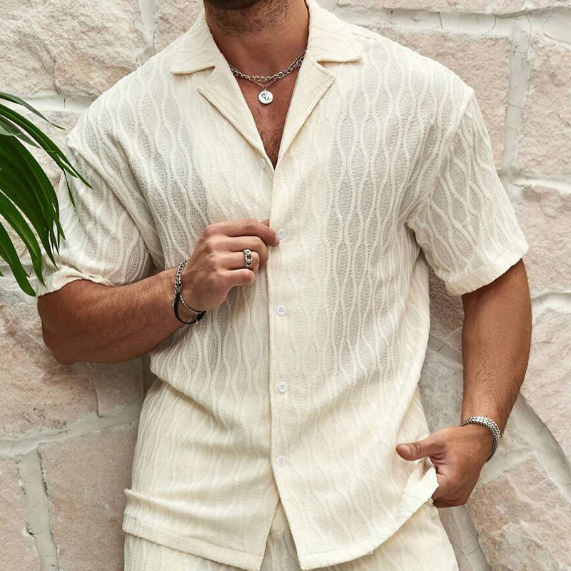 R&B | Set Herren Sommer mit Hemd und Shorts