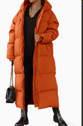 R&B | Pufferjacke mit Kapuze für Damen - Warm