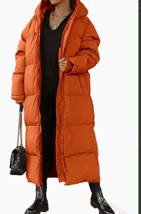 R&B | Pufferjacke mit Kapuze für Damen - Warm