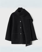 R&B | Hepburn-Stil Wollcape Mantel