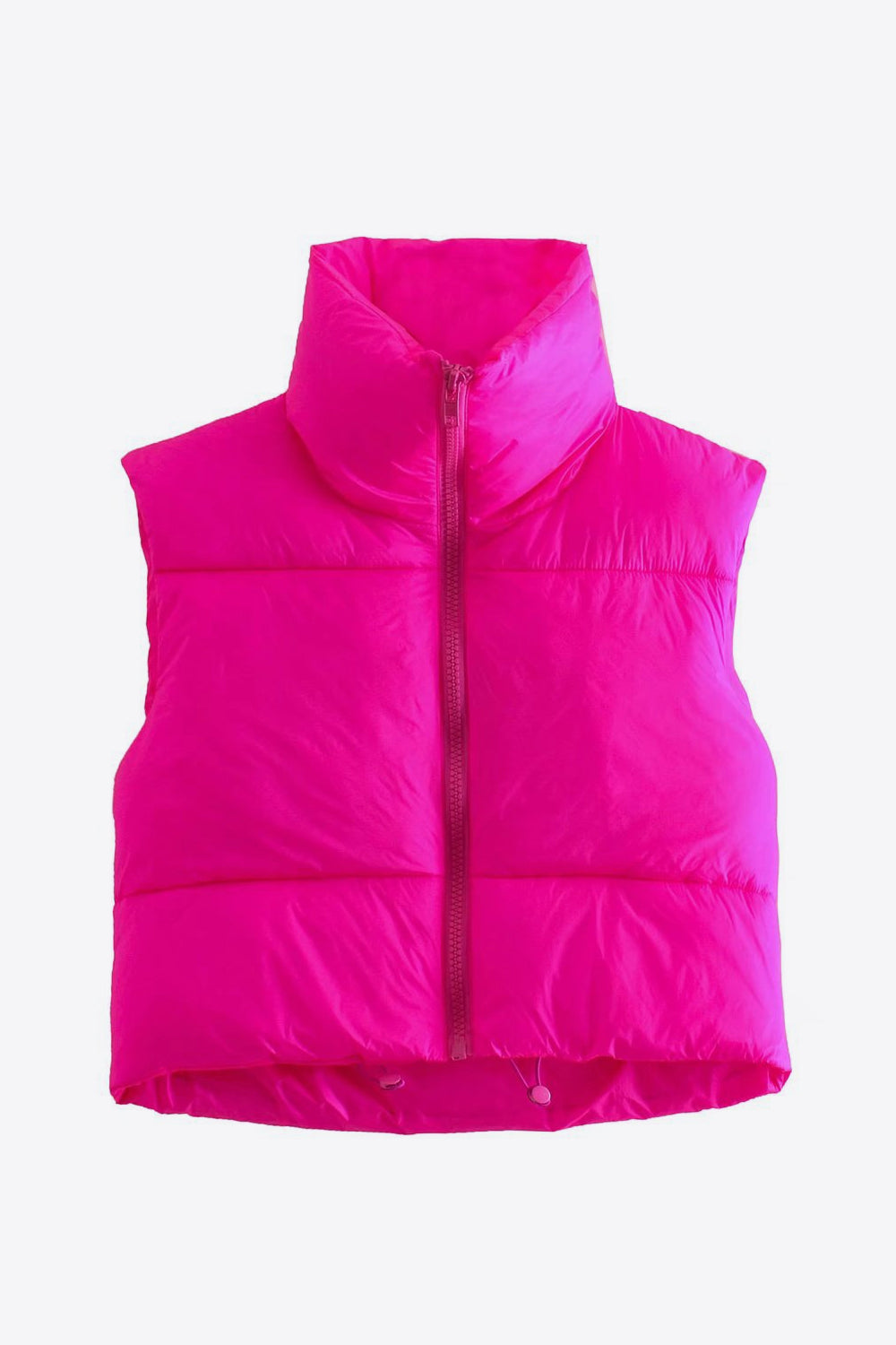 R&B | Zip-Up Drawstring Puffer Weste