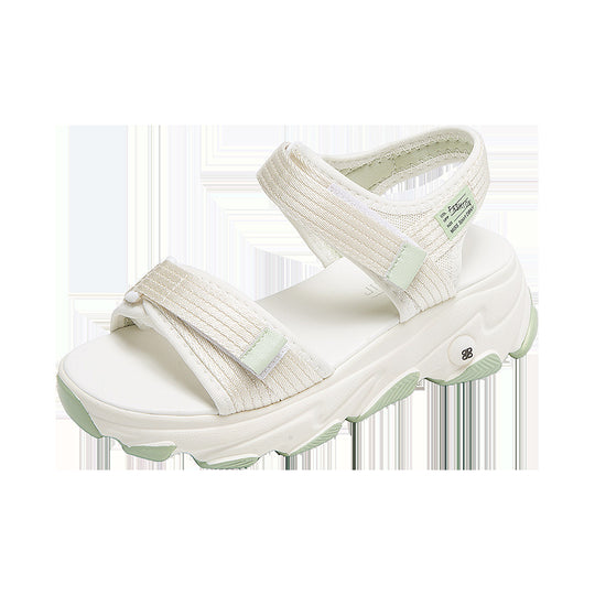 Damen Sportliche Sandalen mit verstellbaren Riemen und dämpfender Sohle R&B