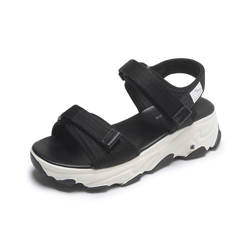 Damen Sportliche Sandalen mit verstellbaren Riemen und dämpfender Sohle R&B