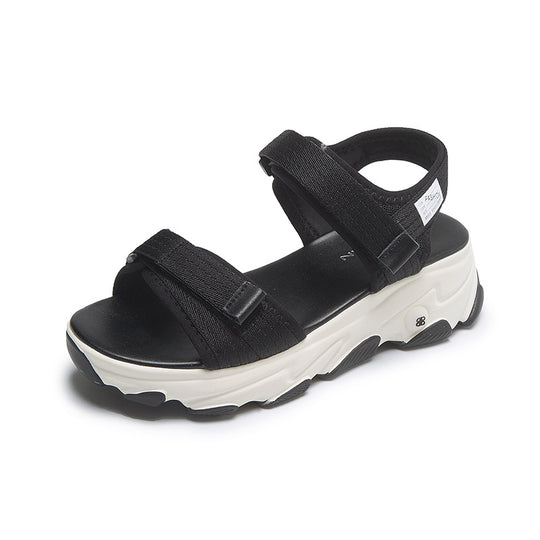 Damen Sportliche Sandalen mit verstellbaren Riemen und dämpfender Sohle R&B