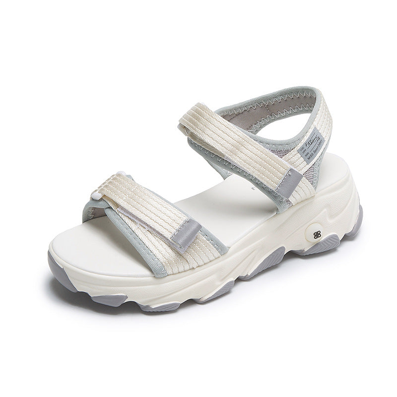 Damen Sportliche Sandalen mit verstellbaren Riemen und dämpfender Sohle R&B