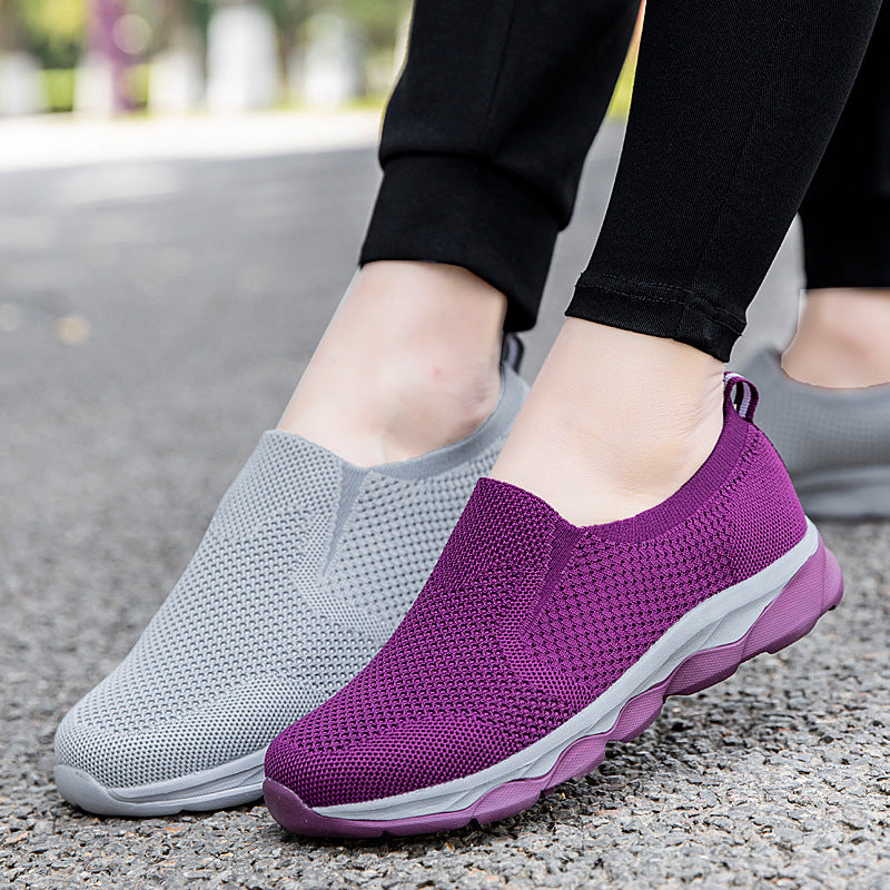 Damen Komfortable Slip-On Laufschuhe R&B
