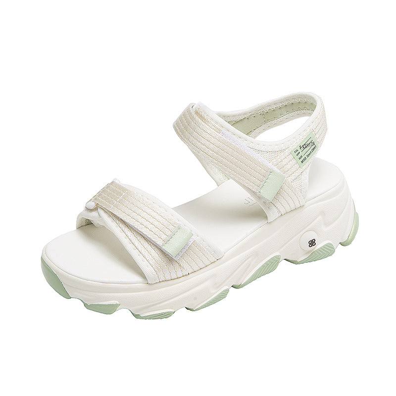 Damen Sportliche Sandalen mit verstellbaren Riemen und dämpfender Sohle R&B