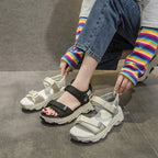 Damen Sportliche Sandalen mit verstellbaren Riemen und dämpfender Sohle R&B