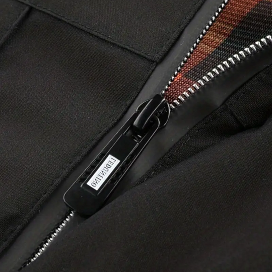 R&B | Herren Outdoorjacke waterproof mit Kapuze & kariertem Futter