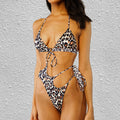 Damen Triangel-Bikini mit modischem Cut-Out und raffiniertem Bindesystem R&B