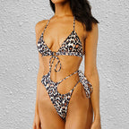 Damen Triangel-Bikini mit modischem Cut-Out und raffiniertem Bindesystem R&B