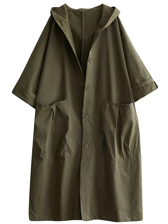 R&B | Langer Wasserdichter Trenchcoat Mantel