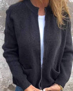 R&B | Cardigan mit Reißverschluss und Taschen