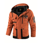 R&B | Herren Outdoor-Jacke gepolstert mit abnehmbarer Kapuze
