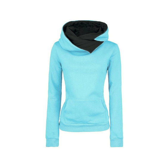 Damen Kapuzenpullover mit asymmetrischem Schnitt R&B