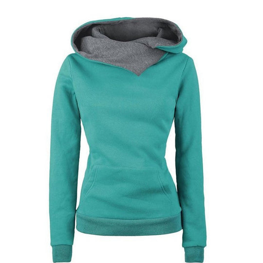 Damen Kapuzenpullover mit asymmetrischem Schnitt R&B