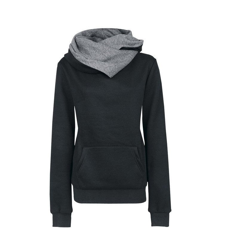 Damen Kapuzenpullover mit asymmetrischem Schnitt R&B