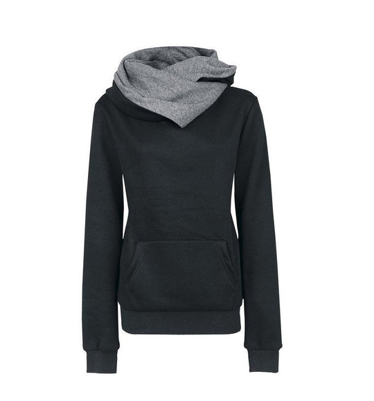 Damen Kapuzenpullover mit asymmetrischem Schnitt R&B