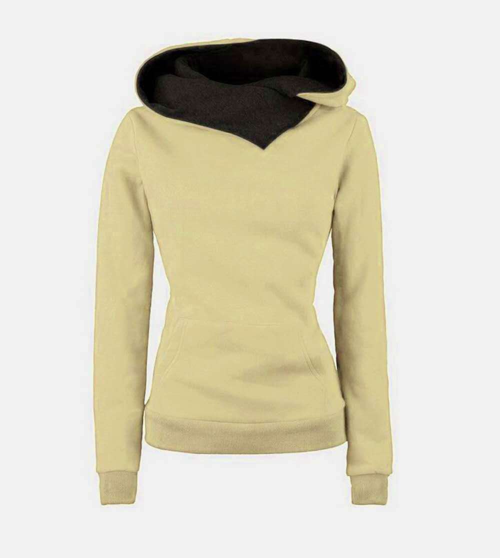 Damen Kapuzenpullover mit asymmetrischem Schnitt R&B