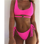 Damen Bikini-Set mit herzförmigem Detail R&B