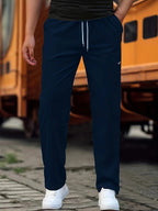 R&B | Stilvolle Kordelzug Athletische Hosen mit Taschen für Herren