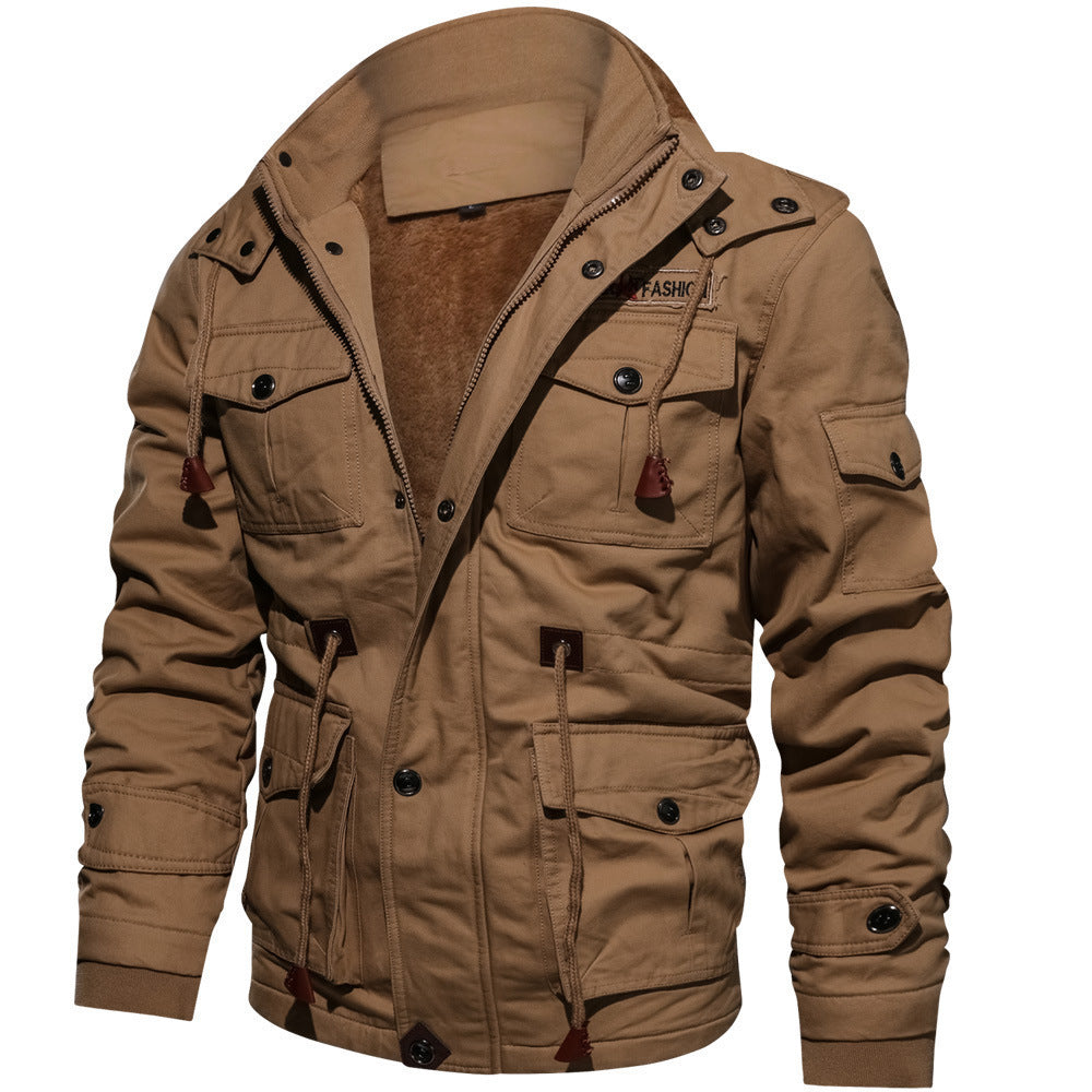 Herren Multifunktionale Outdoor-Jacke im lässigen Design mit warmem Innenfutter R&B