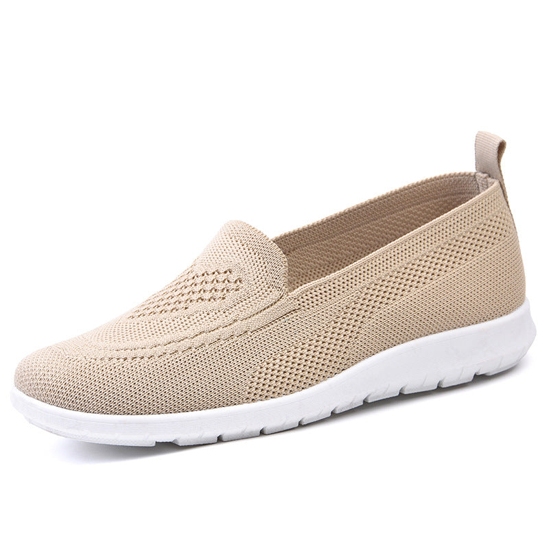 Damen Atmungsaktive Slip-On Freizeitschuhe mit flexiblem Mesh-Obermaterial R&B