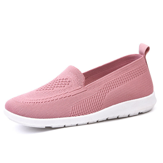 Damen Komfortable Slip-On Freizeitschuhe mit atmungsaktiver Netzstruktur R&B