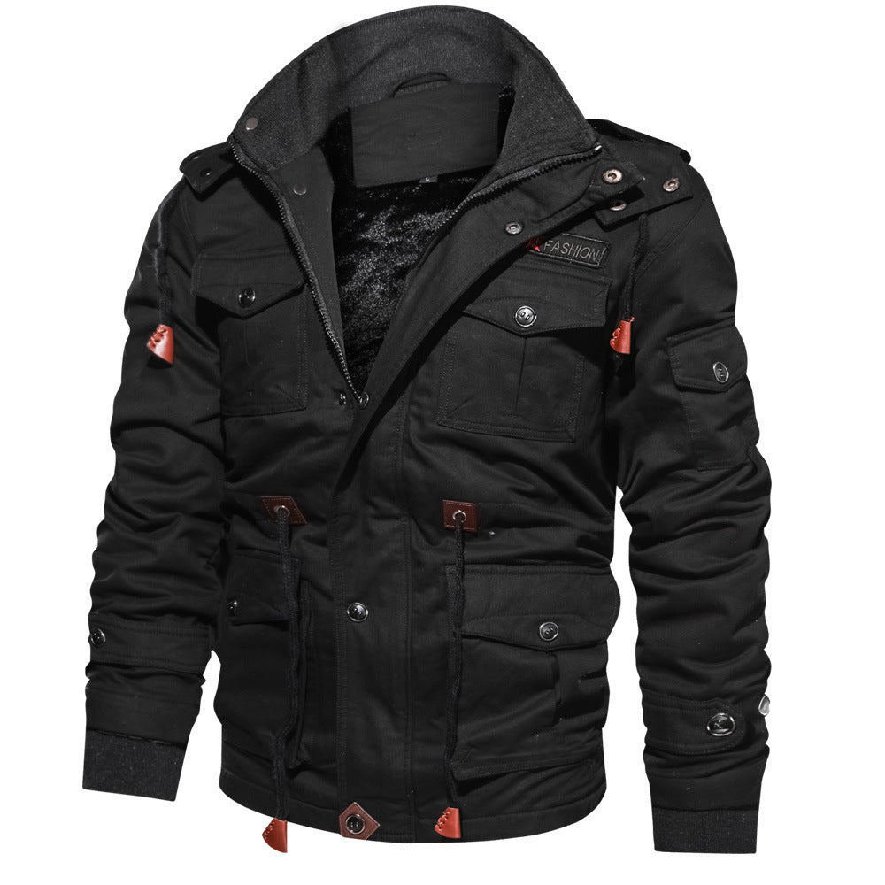 Herren Multifunktionale Outdoor-Jacke im lässigen Design mit warmem Innenfutter R&B