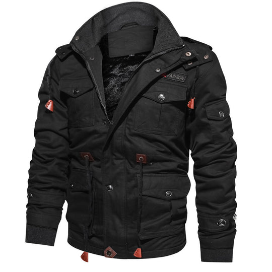 Herren Multifunktionale Outdoor-Jacke im lässigen Design mit warmem Innenfutter R&B