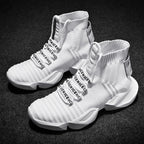 Damen High-Top Sneakers mit hochelastischem Obermaterial und innovativem Verschlusssystem R&B