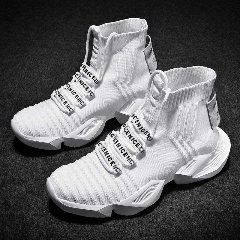 Damen High-Top Sneakers mit hochelastischem Obermaterial und innovativem Verschlusssystem R&B