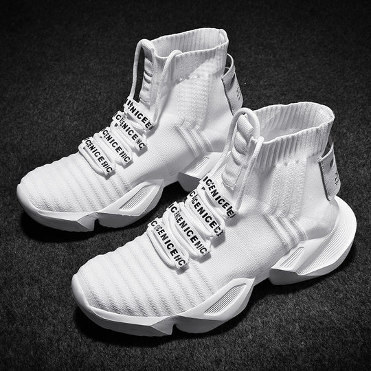 Damen High-Top Sneakers mit hochelastischem Obermaterial und innovativem Verschlusssystem R&B