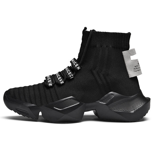 Damen High-Top Sneakers mit hochelastischem Obermaterial und innovativem Verschlusssystem R&B